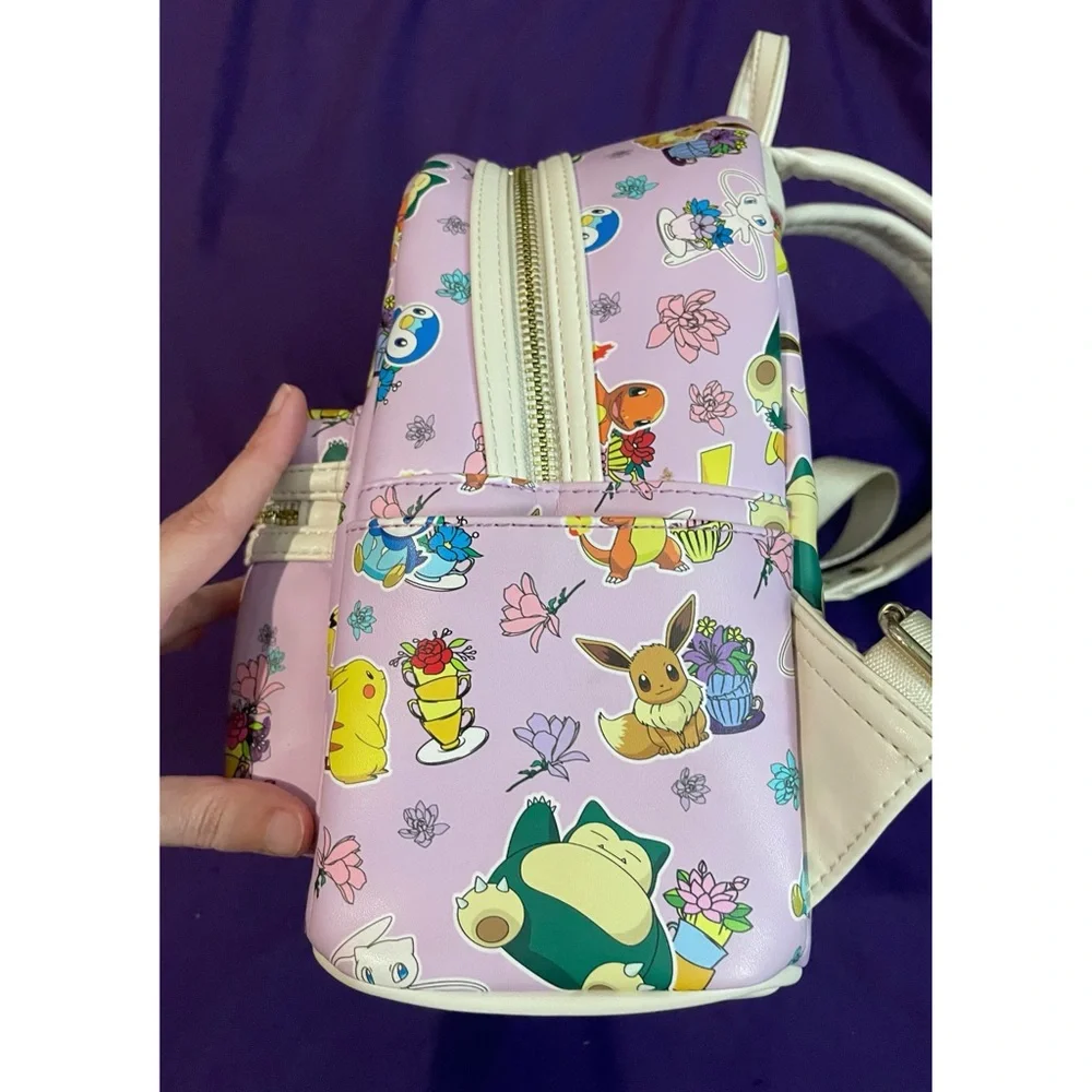 Loungefly Pokemon floral teacups party lavender mini backpack- 90s anime kawaii